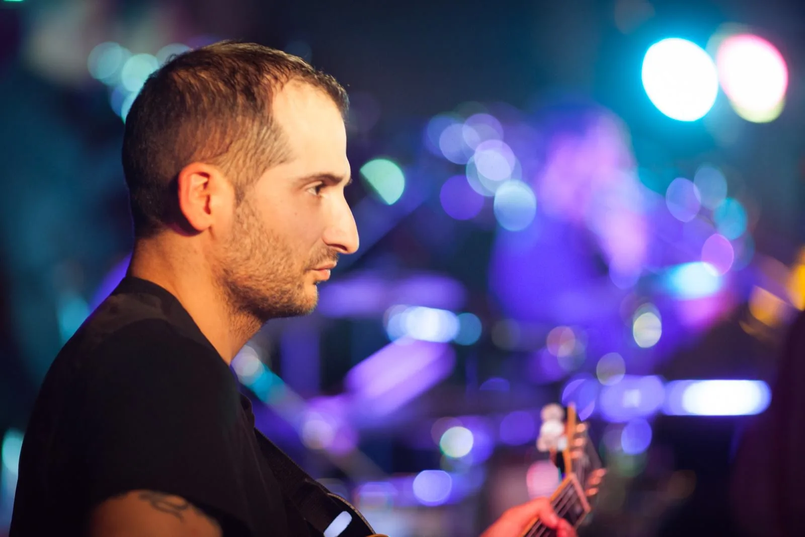 David Collado à la guitare